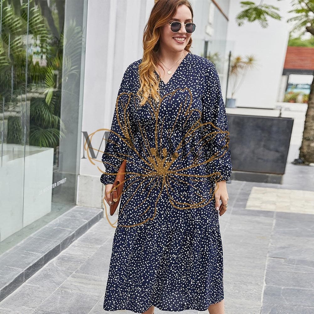 Robe Boho Grande Taille Léopard – Image 6