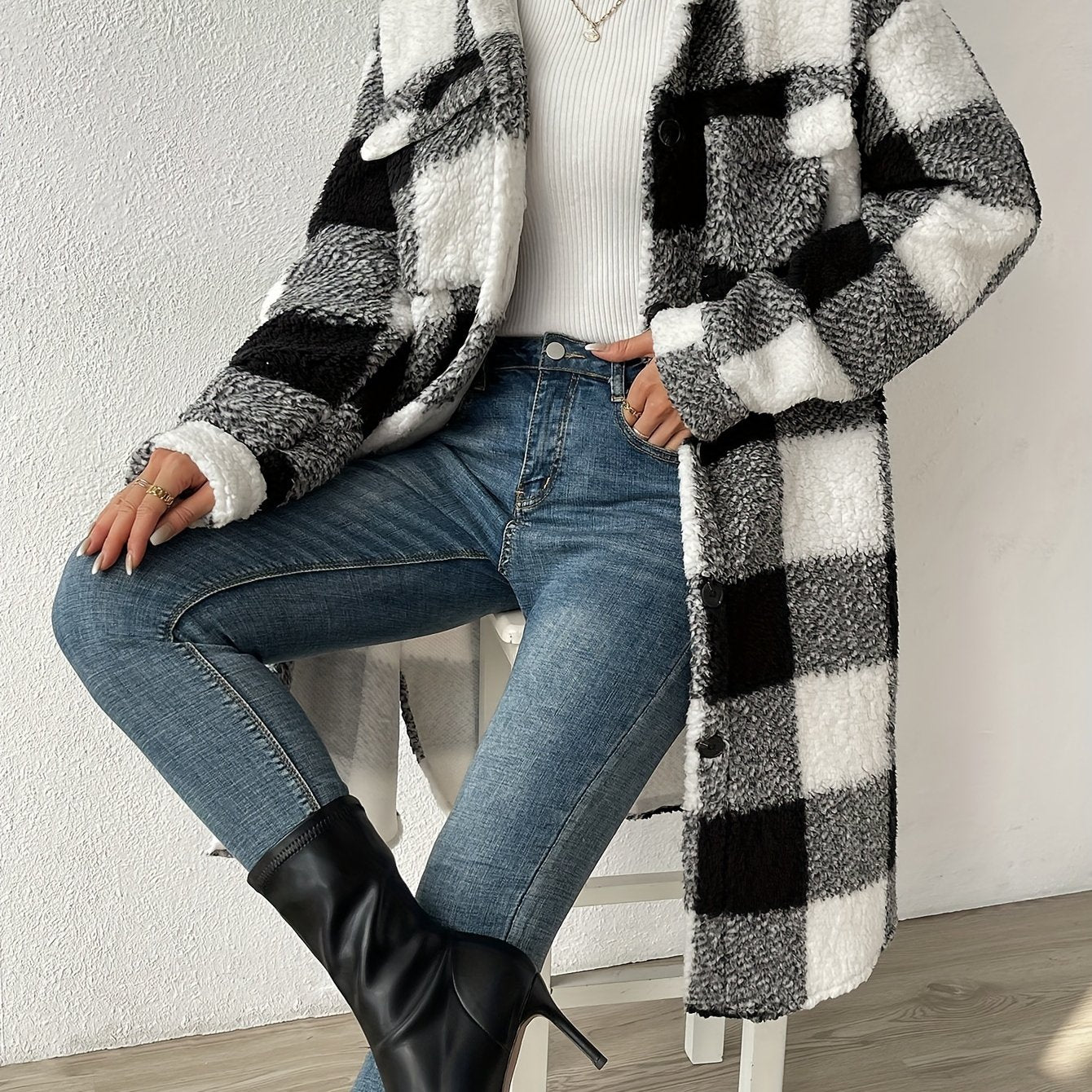 Elina - Manteau doux femme – Image 2