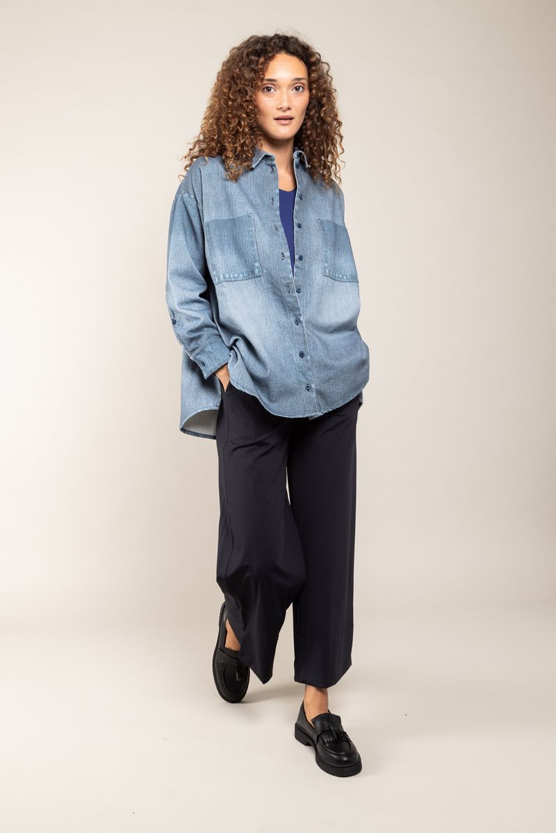 Chemise Kabo Denim Print