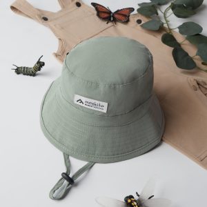 Chapeau cloche coloré en ripstop - Bébé fille