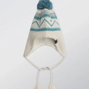 Tuque avec doublure en peluche et pompon - Enfant fille
