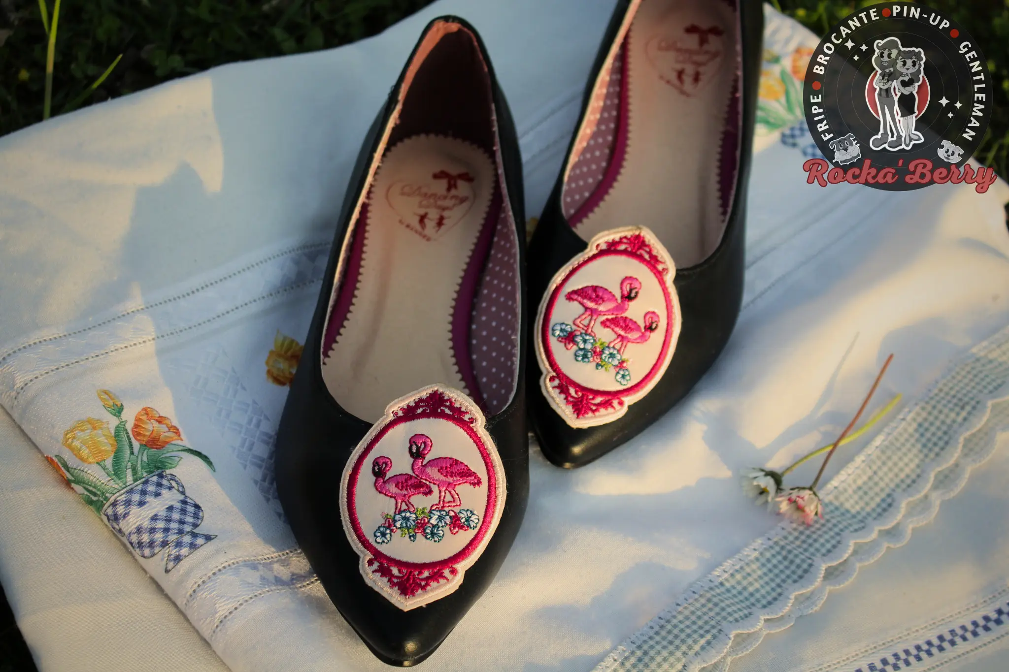 Ballerines Pin-up Flamant Rose - Banned – Image 2