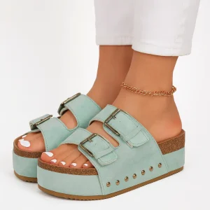 Ballerines plates confortables PU daim semelle souple