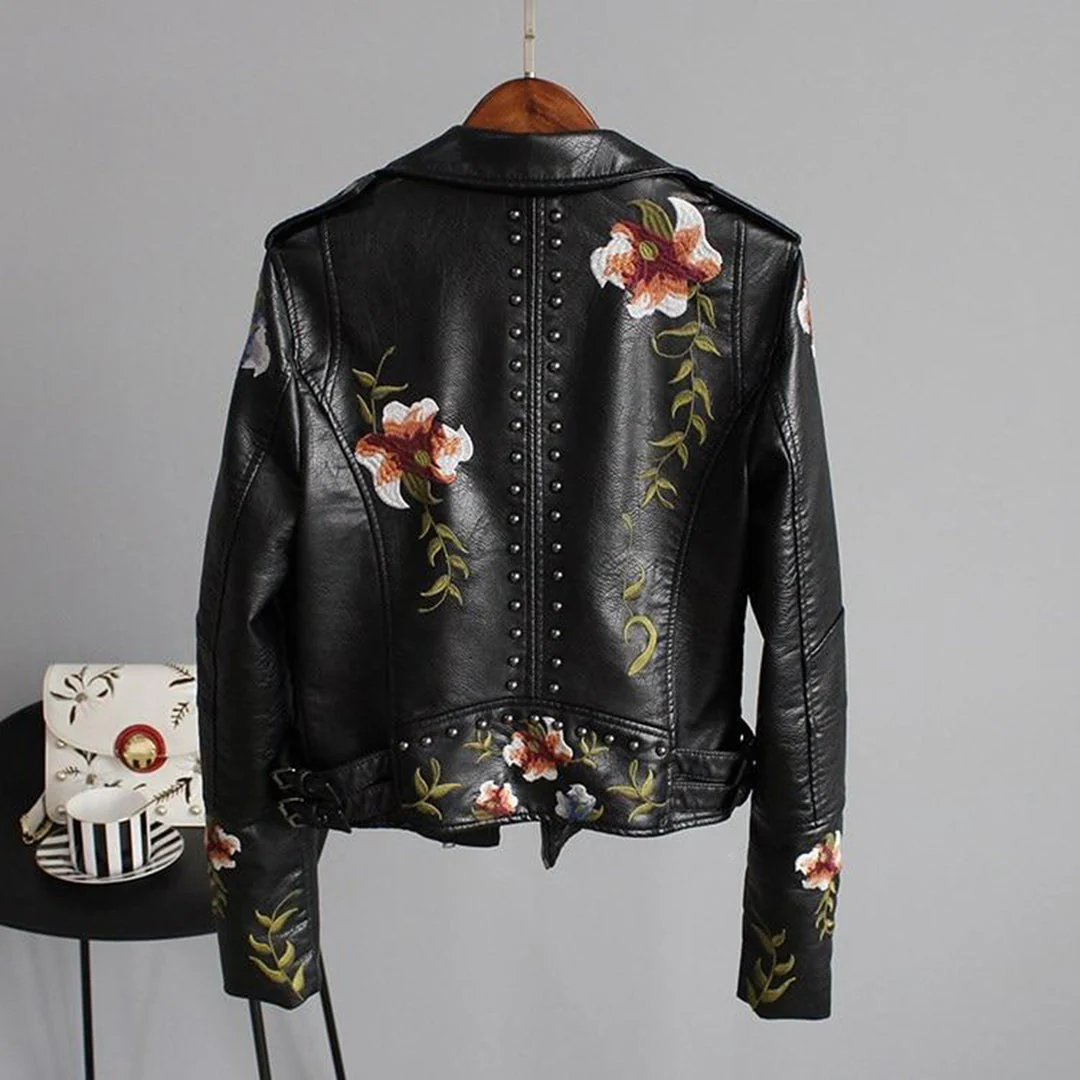Camille - Manteau en cuir Femme – Image 4