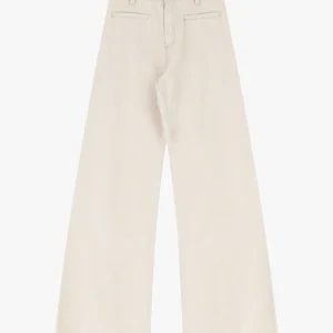 JEANS FLARE - Beige paillette