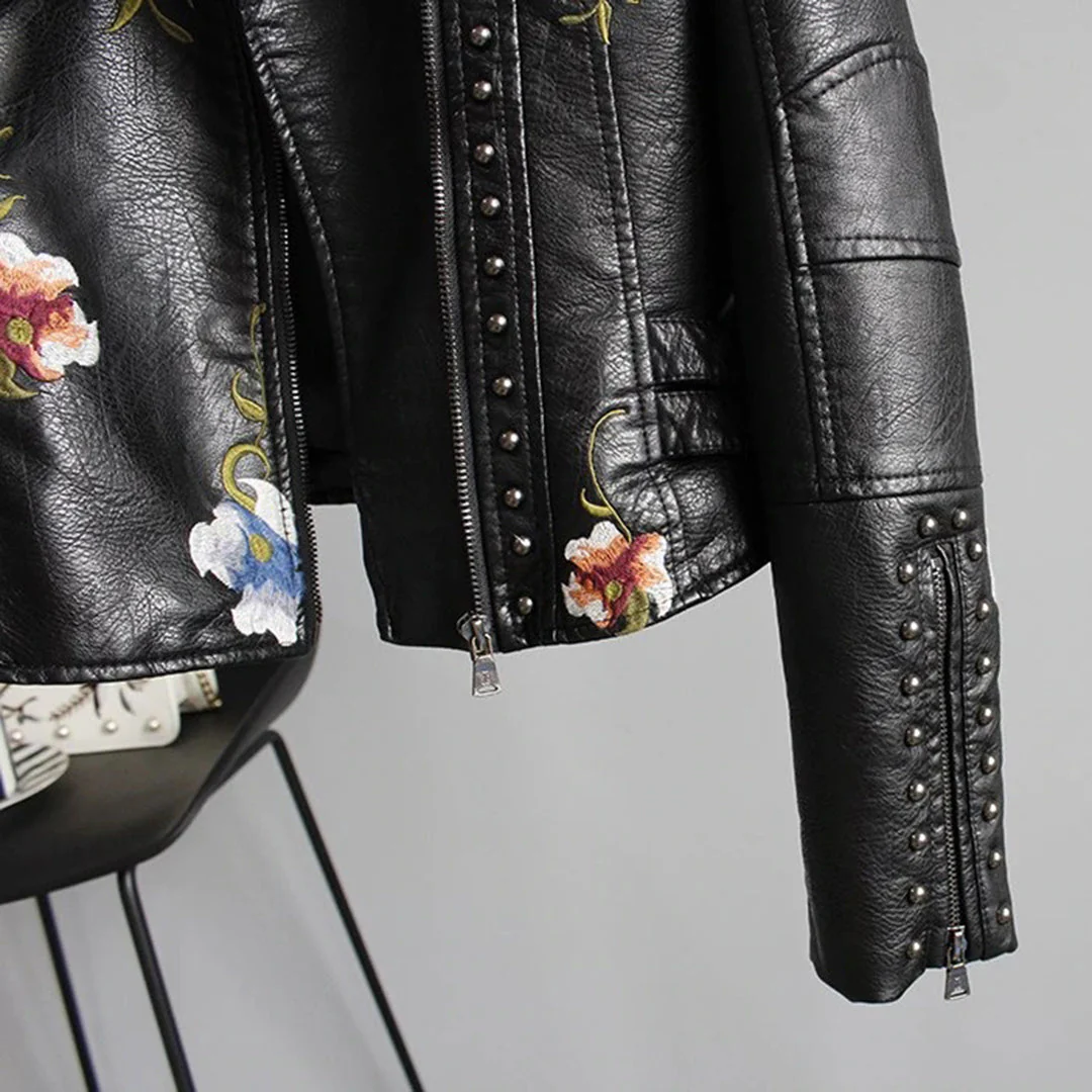Camille - Manteau en cuir Femme – Image 8