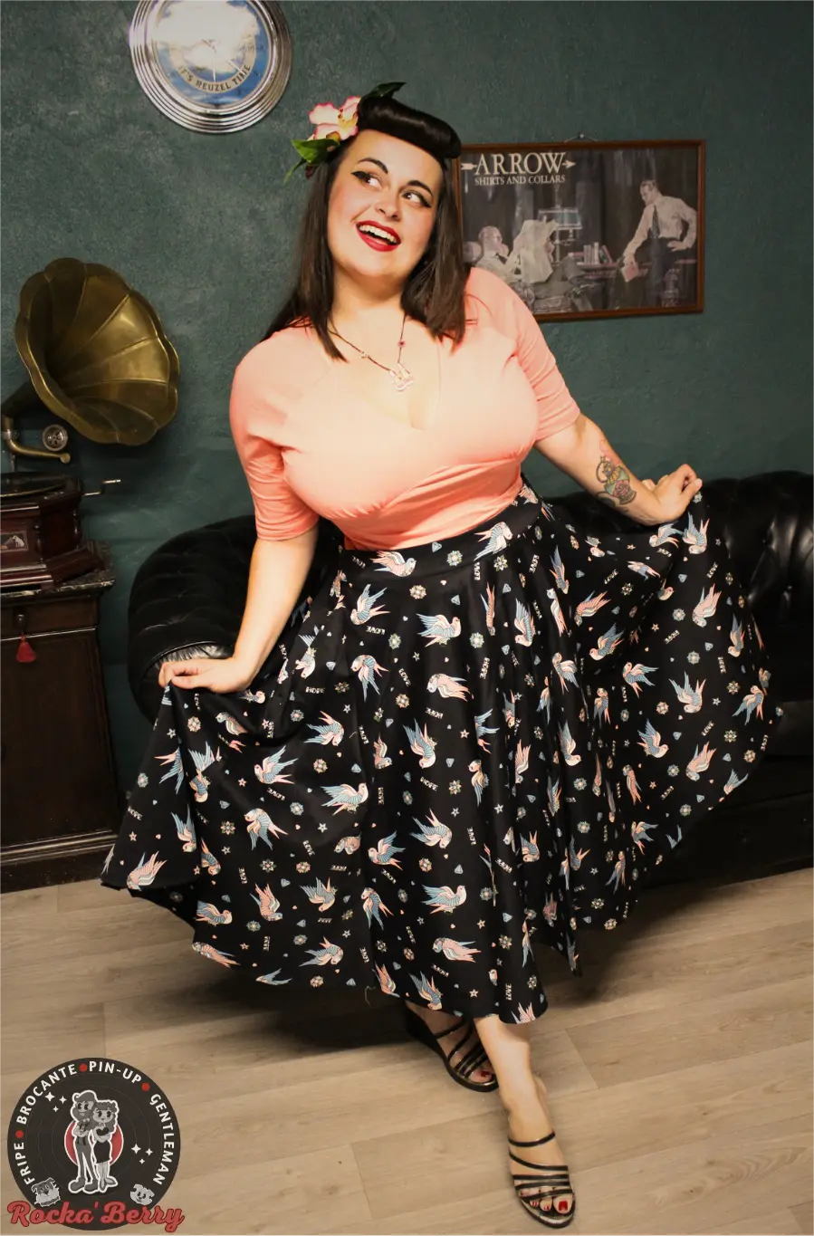 đŁ Jupe âPretty Birdieâ â Banned Apparel