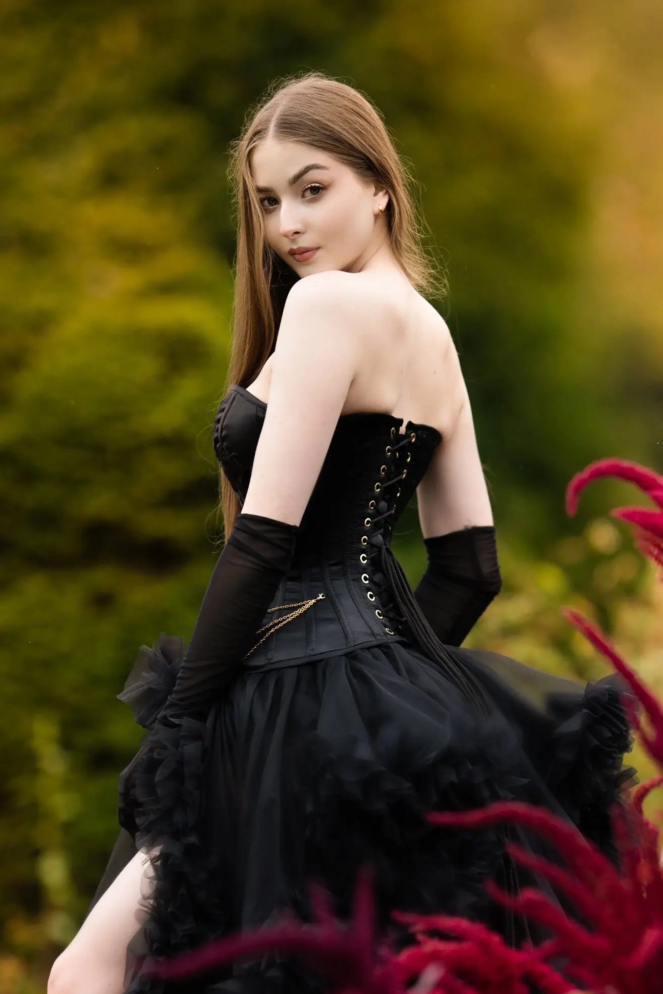 Pré-Commande : Corset Overbust Black & Gold - Rebel Madness – Image 2