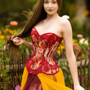 Pré-Commande : Corset Overbust Saffron - Rebel Madness