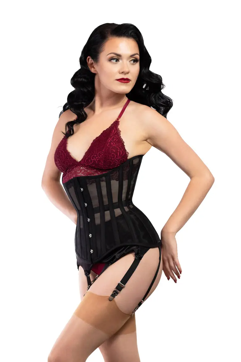 Pré-Commande : Corset Underbust Extrême en Maille - Rebel Madness – Image 4