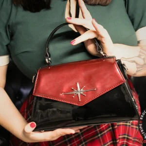 Sac à Main Rockabilly Atomic 50s Bordeaux - Banned
