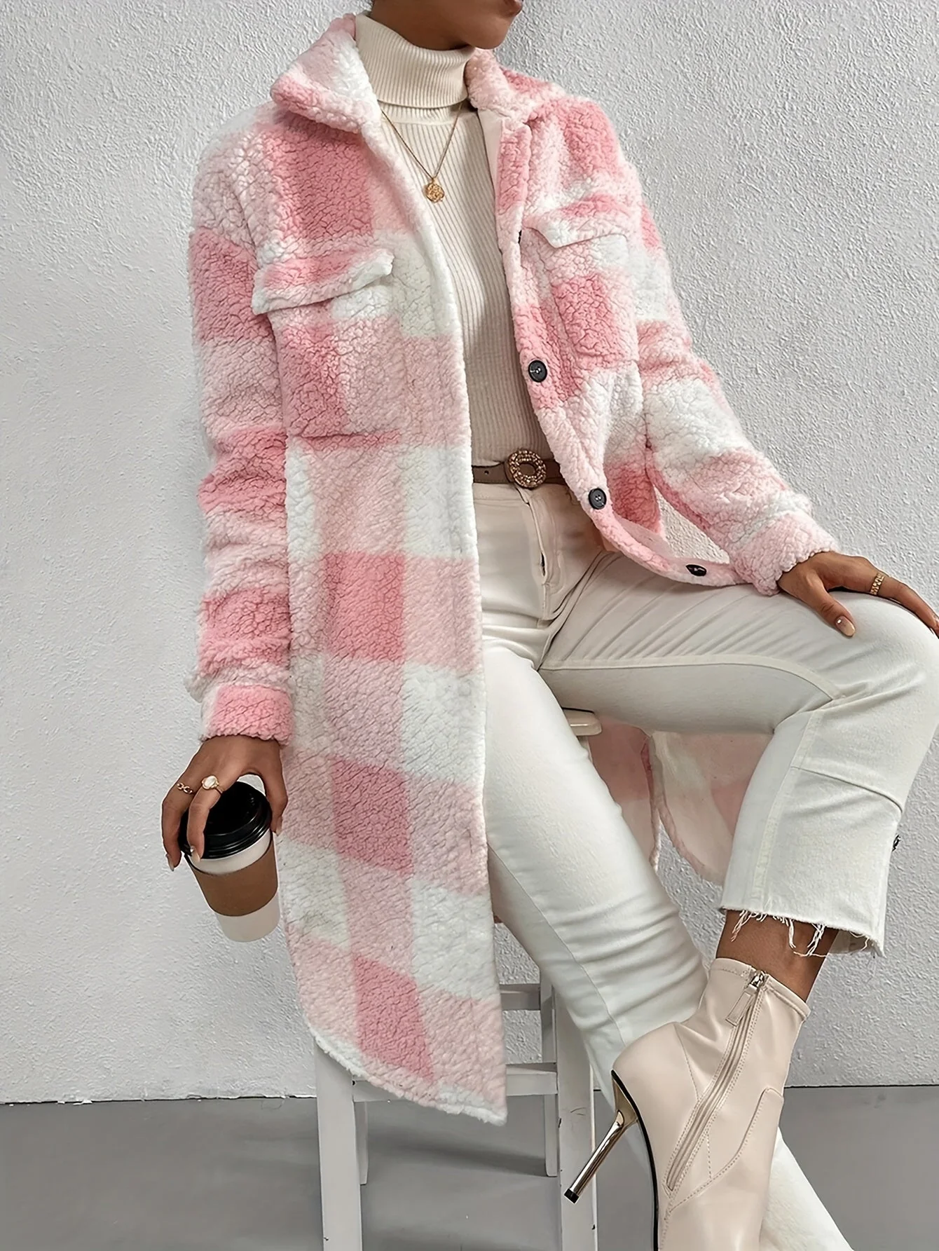 Elina - Manteau doux femme