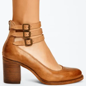 Bottes à talons antidérapants avec boucles en métal pour femmes