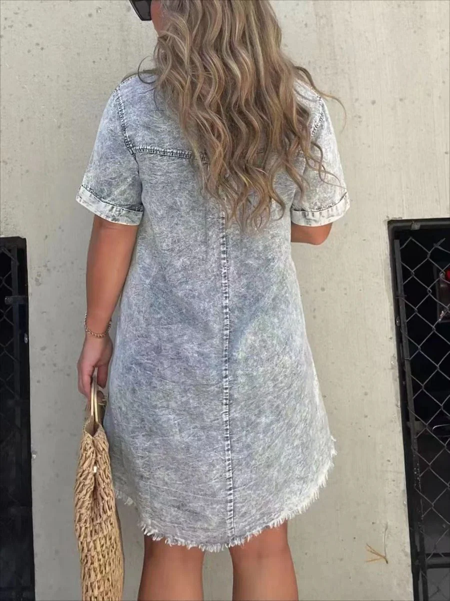 Carmen | Robe en denim décontractée – Image 3