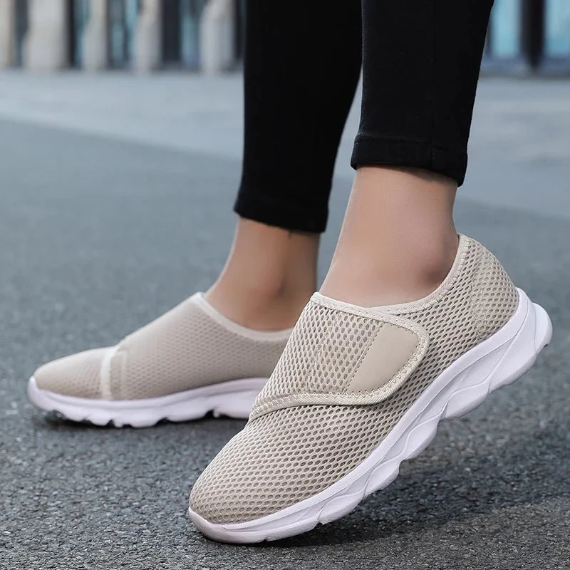 Chaussures Unisexe Confort Larges Respirantes Semelle Caoutchouc – Image 4