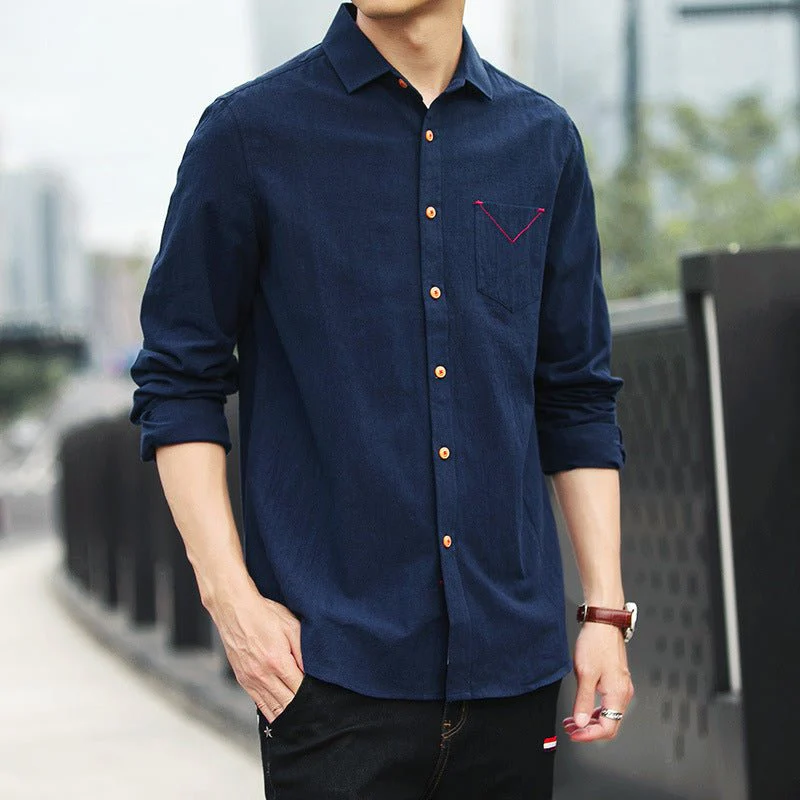 Chemise slim décontractée et élégante – Image 2