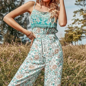 Combinaison Pantalon Femme Bohème Chic