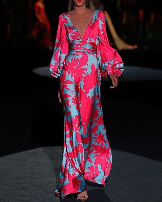 Anaïs - Robe Élégante Avec Col En V Et Coupe Fluide – Image 2