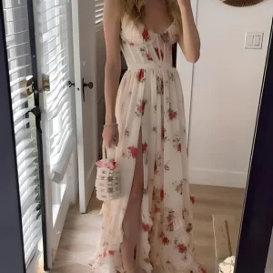 Fiona | Robe Empire à fleurs