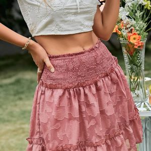 Jupe Courte Fleurie Bohème