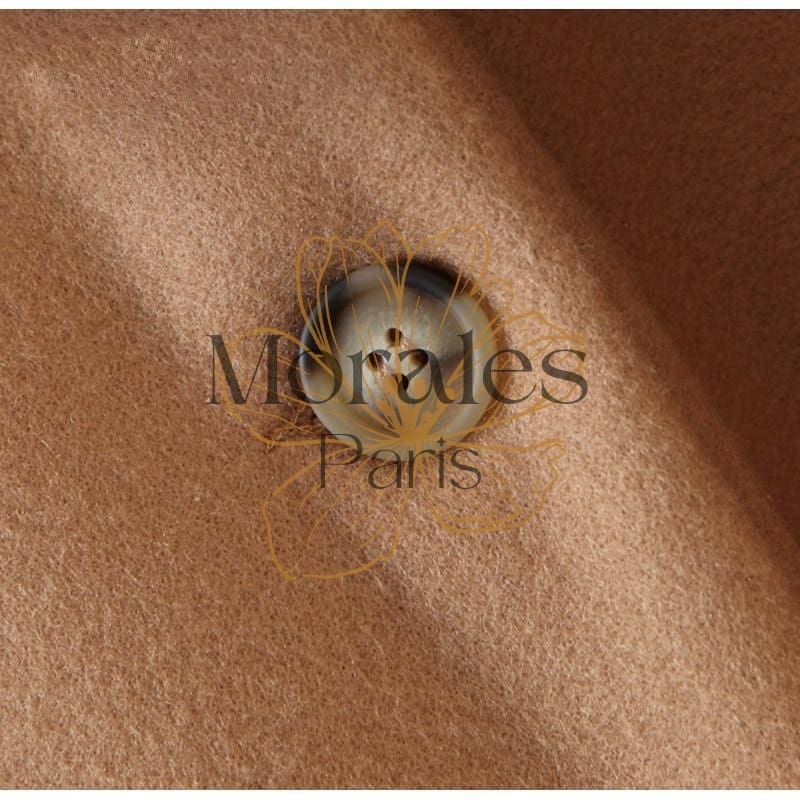 Long Manteau Camel à Manches Bouffantes – Image 7
