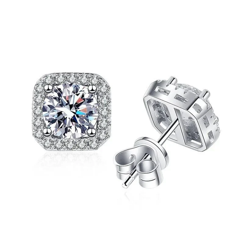Lori | Boucles d'oreilles de luxe en Moissanite (avec certificat) – Image 2