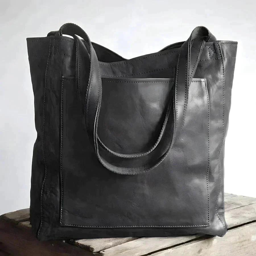 Lydia | Sac à bandoulière en cuir à pochettes – Image 4