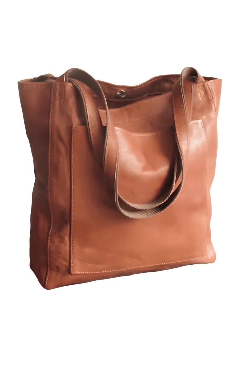 Lydia | Sac à bandoulière en cuir à pochettes