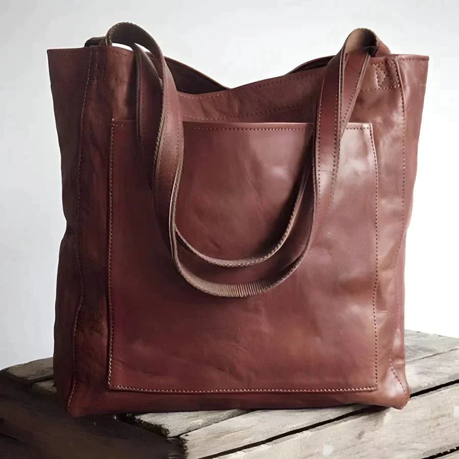Lydia | Sac à bandoulière en cuir à pochettes – Image 3