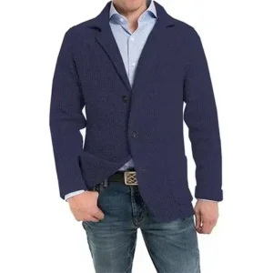 Étienne - Veste Tricoté Confortable Homme