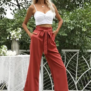 Pantalon Ample Terracotta