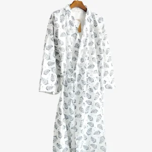 Peignoir Kimono Homme Imprimé Feuilles
