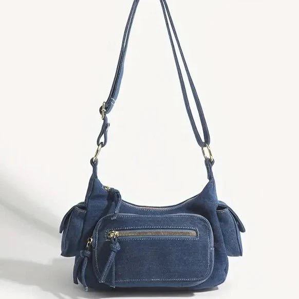 Reese | Sac croisé rétro en denim – Image 5