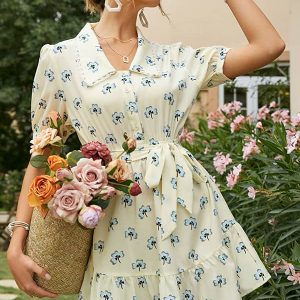 Robe Année 40 Champêtre