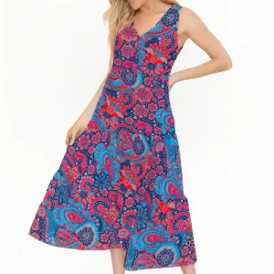 Robe basique opaque style classique extensible
