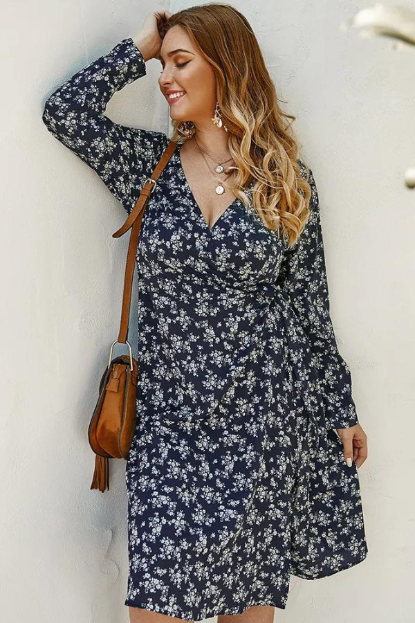 Robe Bohème Courte Grande Taille – Image 4