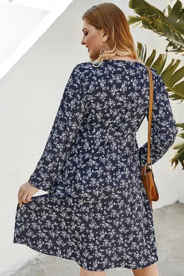 Robe Bohème Courte Grande Taille – Image 5