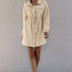 Robe Champêtre Chic Beige