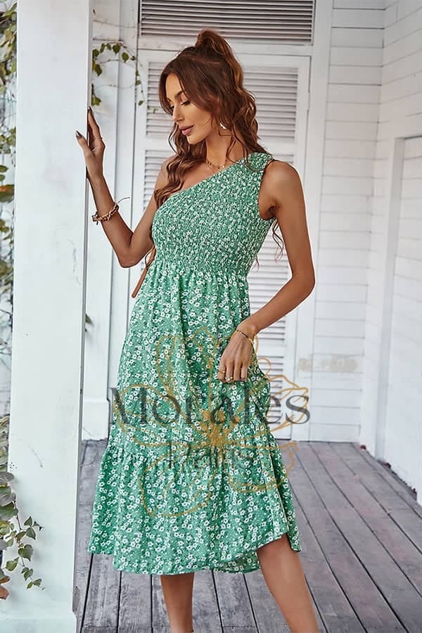 Robe Cocktail Mariage Champêtre Mi Longue – Image 4
