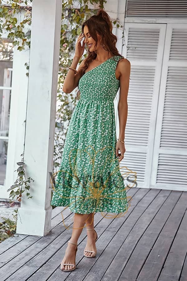 Robe Cocktail Mariage Champêtre Mi Longue – Image 6