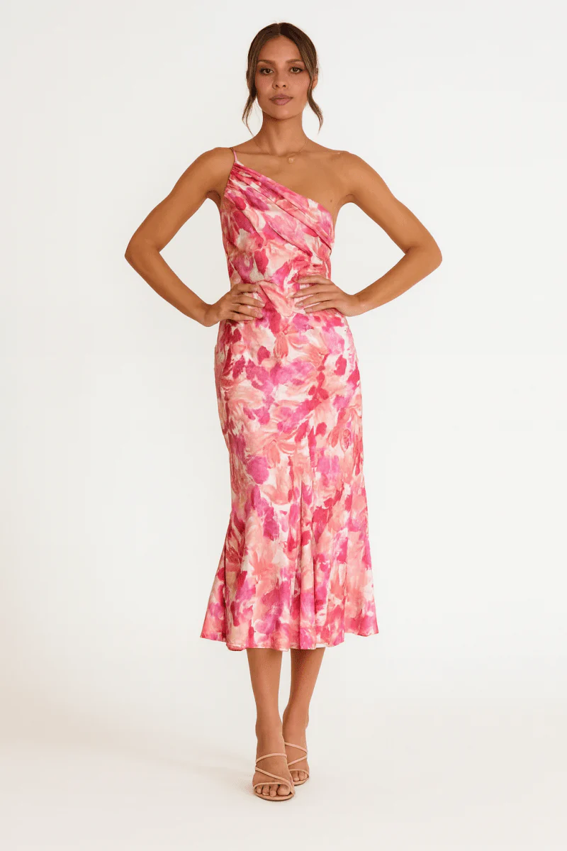 Robe imprimée chic et décontractée