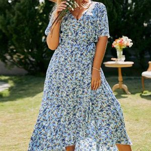 Robe Longue Champêtre  Grande Taille