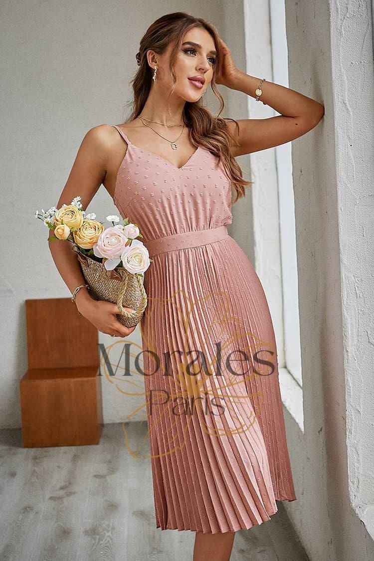 Robe Mi-Longue Pour Un Mariage Champêtre – Image 2