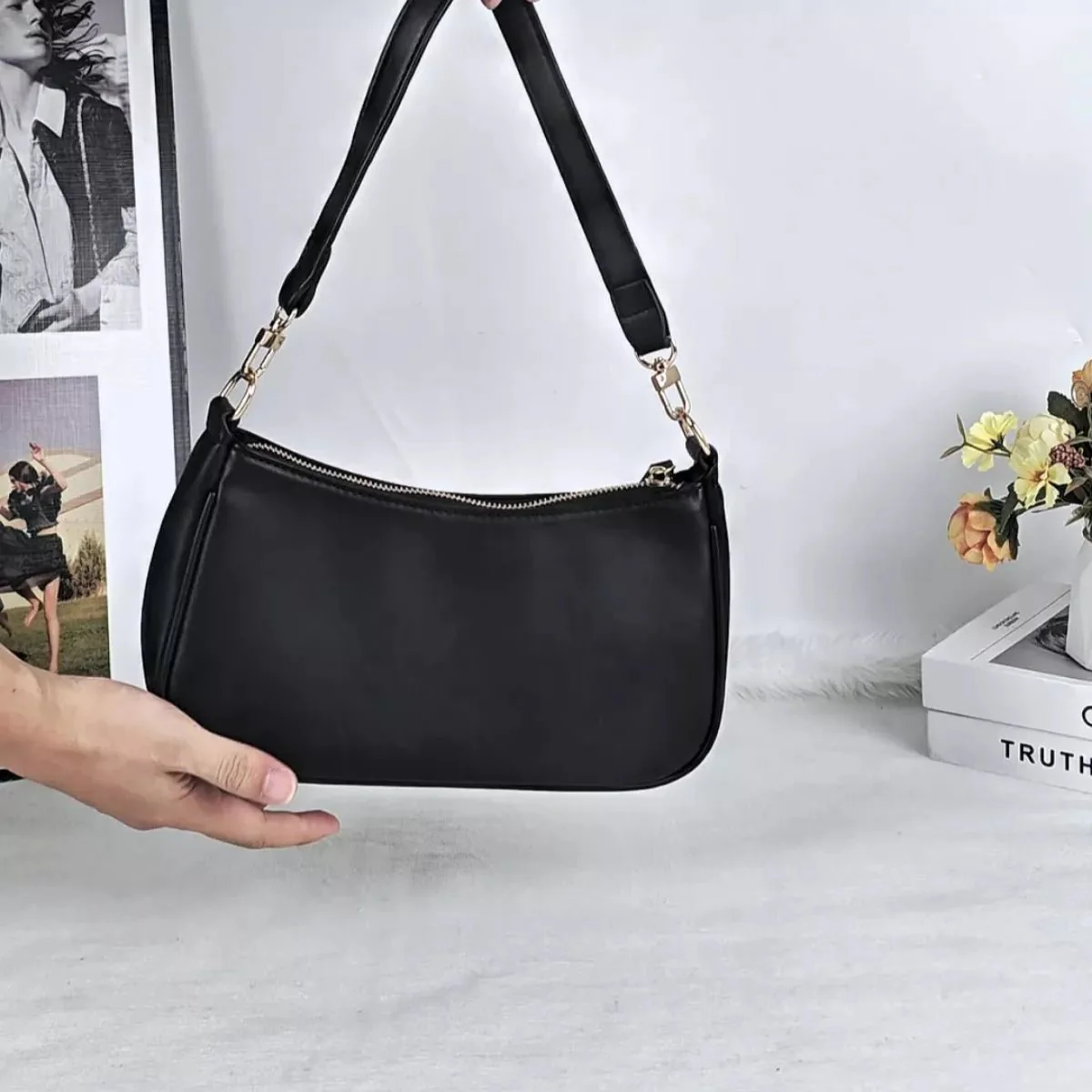 Sac à bandoulière mini ajustable pour femmes – Image 6