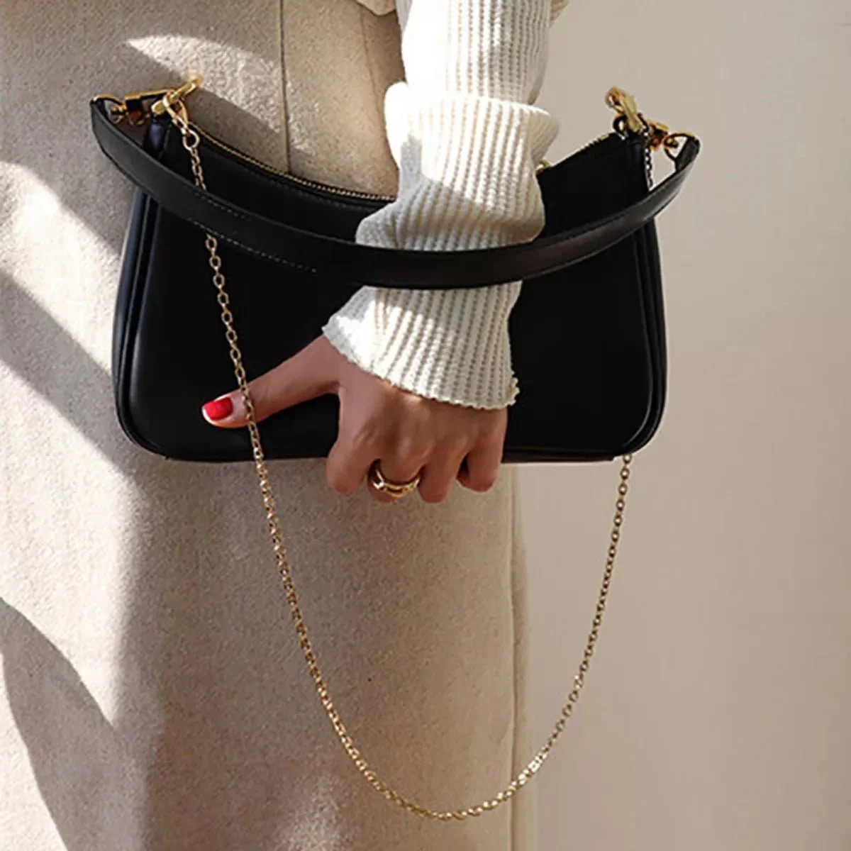 Sac à bandoulière mini ajustable pour femmes – Image 2