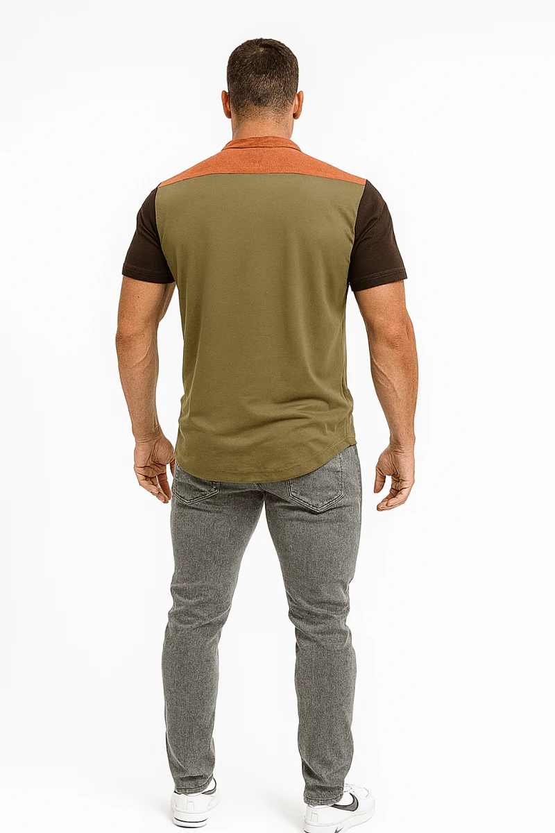 T-shirt homme basique coton extensible pour usage quotidien – Image 2