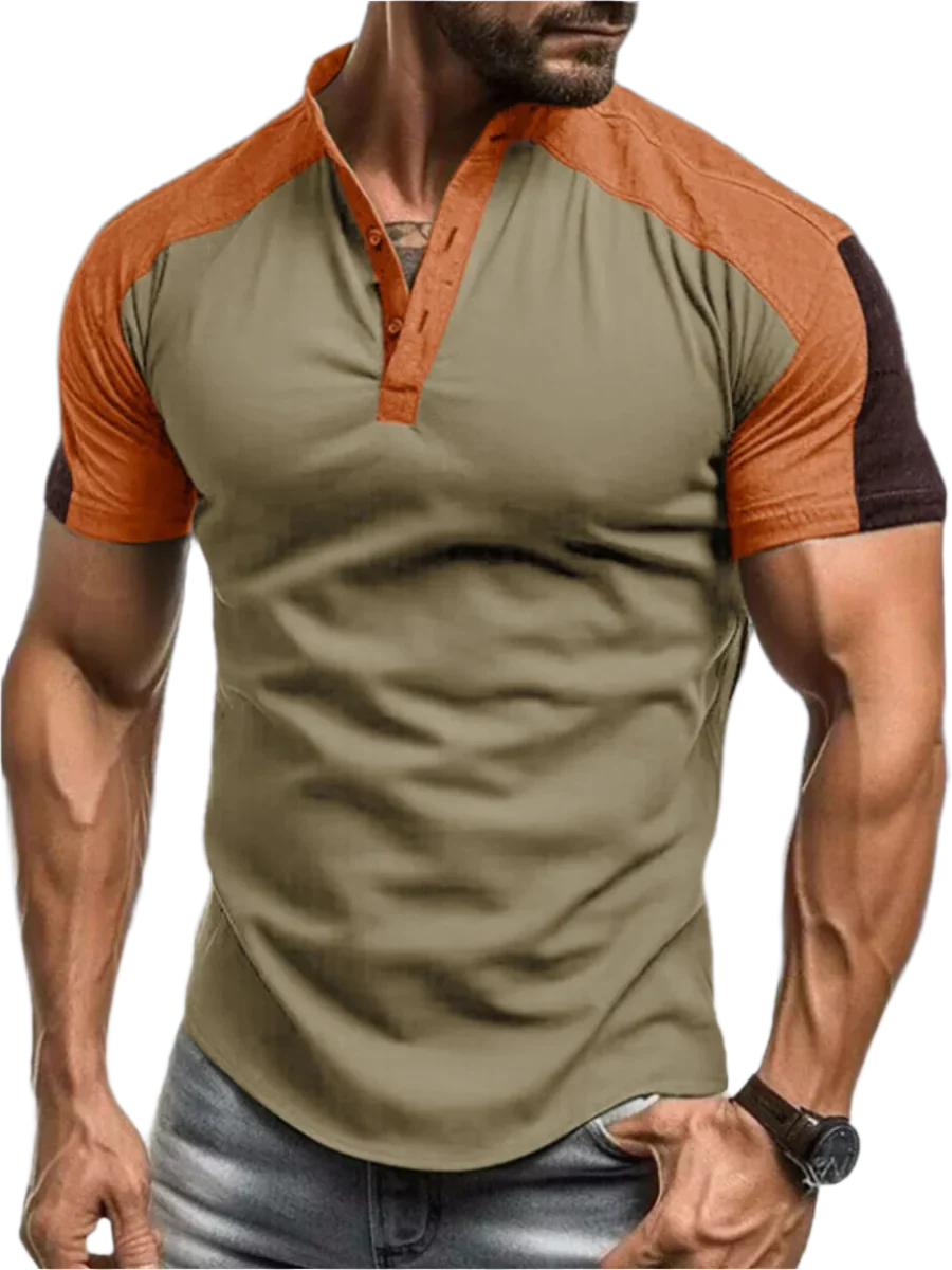 T-shirt homme basique coton extensible pour usage quotidien – Image 3