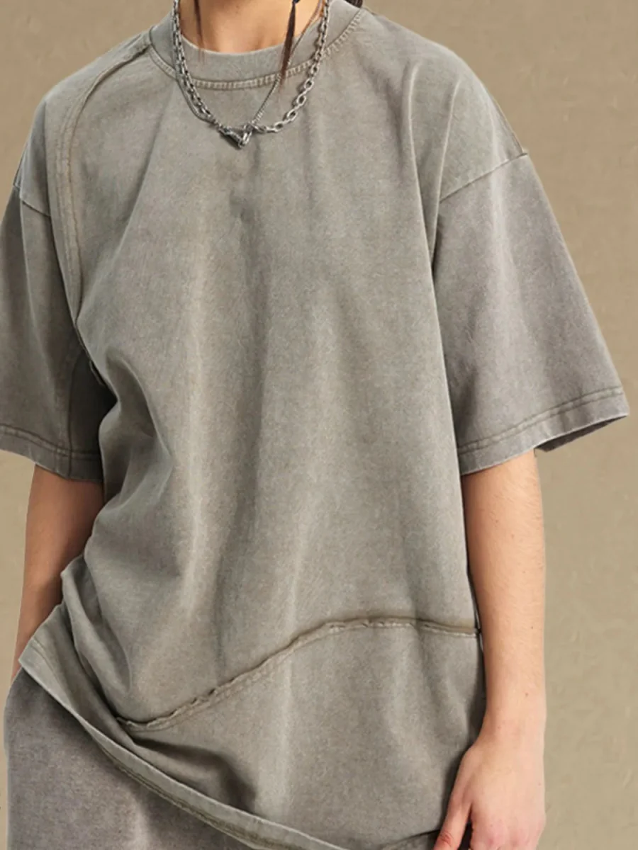 T-shirt homme basique coupe ample pour style décontracté – Image 8