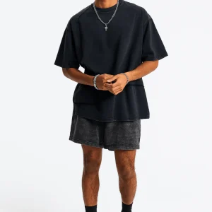 T-shirt homme basique coupe ample pour style décontracté