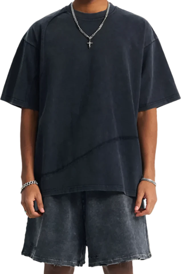 T-shirt homme basique coupe ample pour style décontracté – Image 4